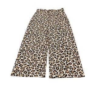 Anthropologie Maeve Ettie Leopard Print Pants TAGS REMOVED, worn once